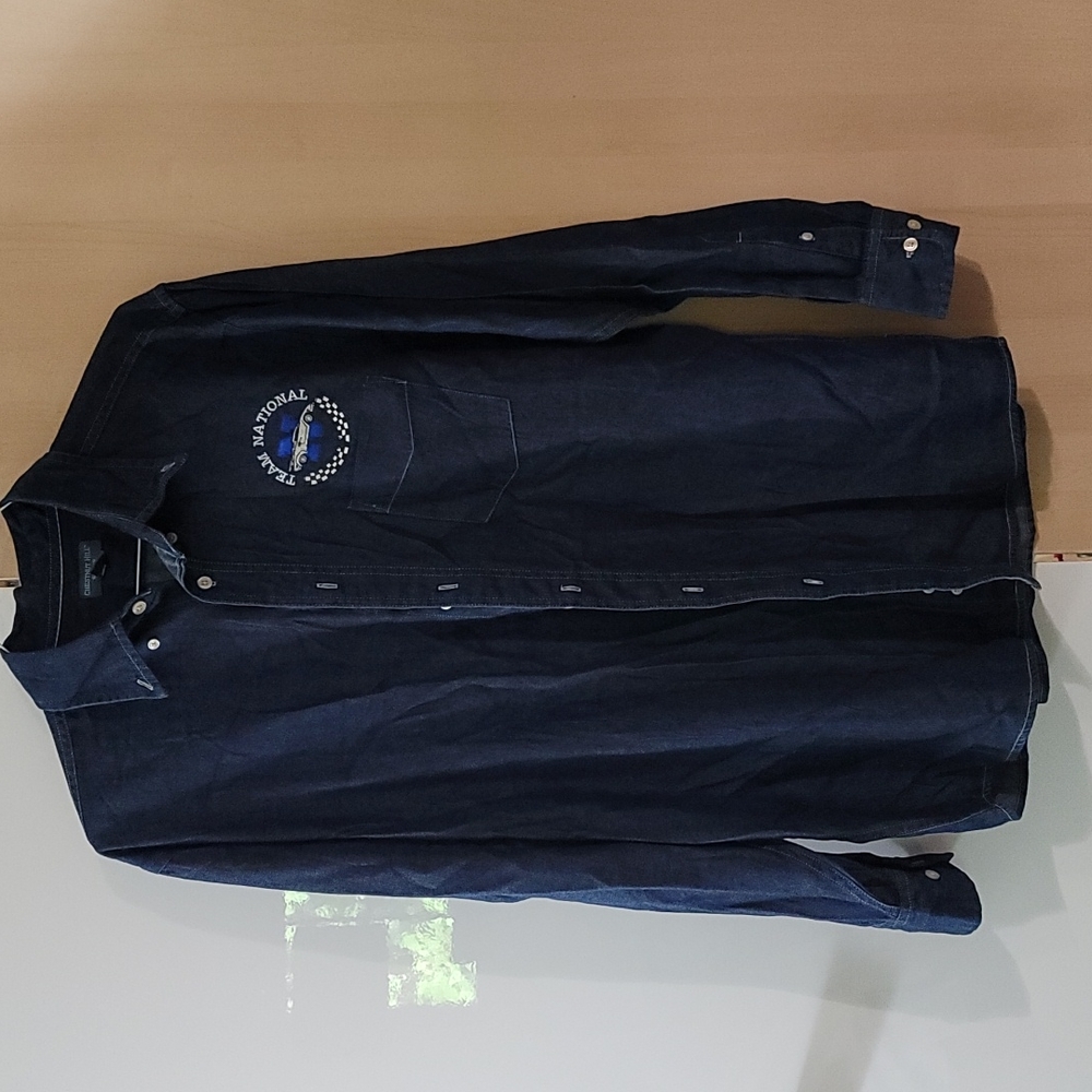 Women chestnut hill medium jean team national long sleeve shirt‎